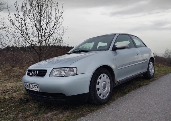 Audi A3 cena 4999 przebieg: 404637, rok produkcji 1999 z Serock małe 436